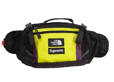 Pre-owned Supreme The North Face Expedition Waist Bag In Sulphur