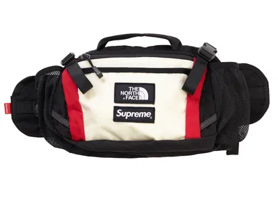 Pre-owned Supreme The North Face Expedition Waist Bag In White