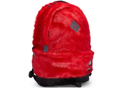Pre-owned Supreme The North Face Faux Fur Backpack In Red