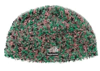 Pre-owned Supreme The North Face High Pile Fleece Beanie