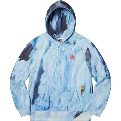Pre-owned Supreme The North Face Ice Climb Hooded Sweatshirt M In Multicolor