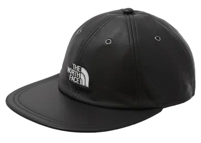 Pre-owned Supreme The North Face Leather 6panel In Black