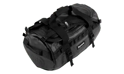 Pre-owned Supreme The North Face Leather Base Camp Duffel In Black