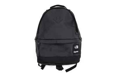 Pre-owned Supreme The North Face Leather Day Pack In Black