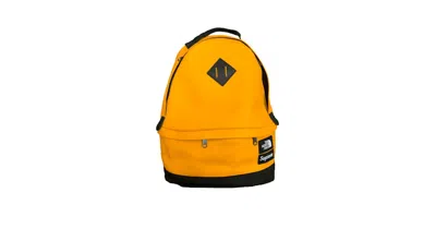 Pre-owned Supreme The North Face Leather Day Pack In Yellow