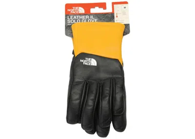 Pre-owned Supreme The North Face Leather Gloves In Yellow