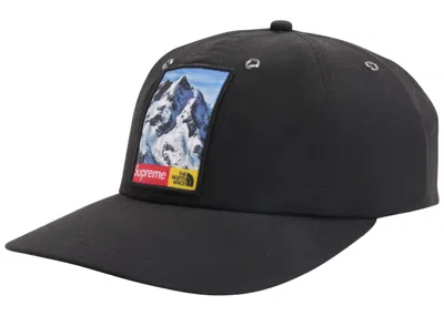 Pre-owned Supreme The North Face Mountain 6panel Hat In Black