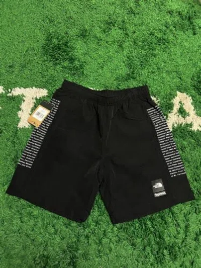 Pre-owned Supreme The North Face Nylon Shorts Black (size Small, Medium, Large, Xl, 2xl)