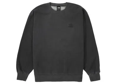 Pre-owned Supreme The North Face Pigment Printed Crewneck Sweatshirt In Black