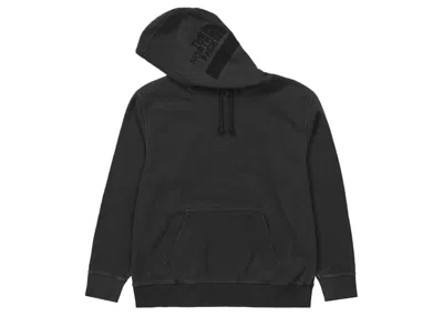 Pre-owned Supreme The North Face Pigment Printed Hooded Sweatshirt In Black