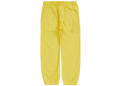 Pre-owned Supreme The North Face Pigment Printed Sweatpant (fw22) In Yellow