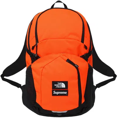 Pre-owned Supreme The North Face Pocono Backpack In Power Orange
