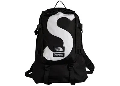 Pre-owned Supreme The North Face S Logo Expedition Backpack In Black