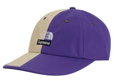 Pre-owned Supreme The North Face Split 6panel White In Tan