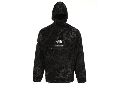 Pre-owned Supreme The North Face St-shirtp Tech Fleece Pullover Black Dragon