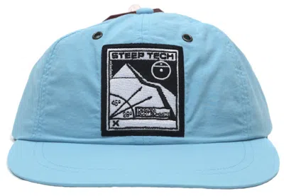 Pre-owned Supreme The North Face Steep Tech 6 Panel In Light Blue
