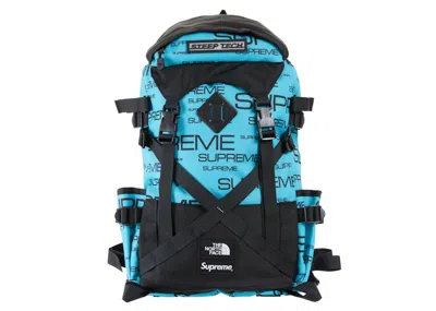 Pre-owned Supreme The North Face Steep Tech Backpack (fw21) In Teal