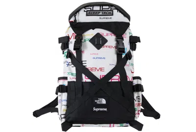 Pre-owned Supreme The North Face Steep Tech Backpack (fw21) In White