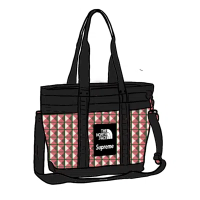 Pre-owned Supreme The North Face Studded Explore Utility Tote In Red