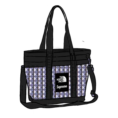 Pre-owned Supreme The North Face Studded Explore Utility Tote In Royal