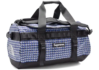 Pre-owned Supreme The North Face Studded Small Base Camp Duffle Bag In Royal