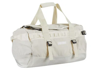 Pre-owned Supreme The North Face Suede Small Base Camp Duffle Bag In Stone