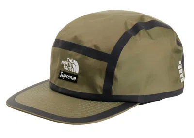 Pre-owned Supreme The North Face Summit Series Outer Tape Seam Camp Cap In Olive
