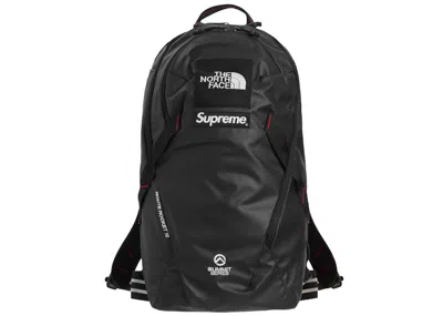 Pre-owned Supreme The North Face Summit Series Outer Tape Seam Route Rocket Backpack In Black