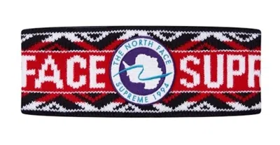 Pre-owned Supreme The North Face Trans Antarctica Expedition Headband In Red