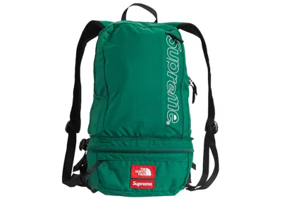 Pre-owned Supreme The North Face Trekking Convertible Backpack And Waist Bag In Dark Green