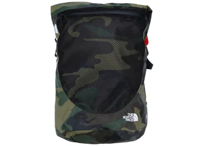 Pre-owned Supreme The North Face Waterproof Backpack In Woodland Camo