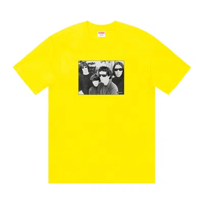 Pre-owned Supreme The Velvet Underground Tee 'yellow'