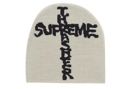 Pre-owned Supreme Thrasher Beanie In Stone