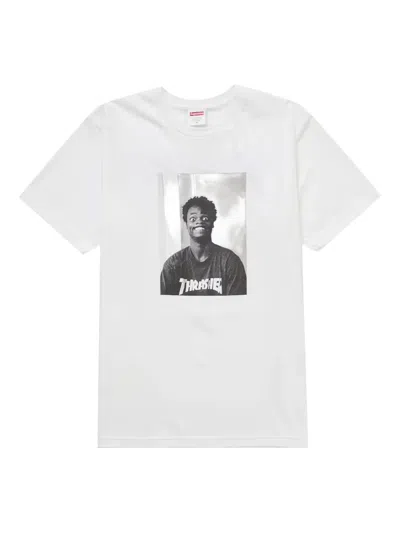 Supreme Thrasher Harold Graphic-print T-shirt In White