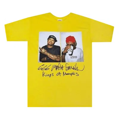 Pre-owned Supreme Three 6 Mafia Tee 'yellow' | Men's Size Xl