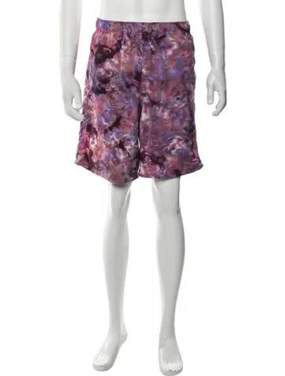 Pre-owned Supreme Tie-dye Print Swim Trunks W/ Tags In White