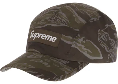 Pre-owned Supreme Tiger Camo Reflective Camp Cap In Brown