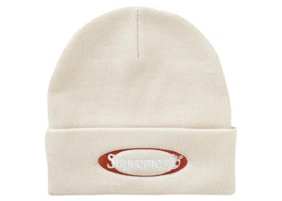 Pre-owned Supreme Timberland Beanie In Stone