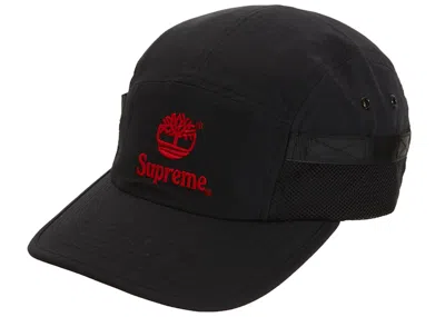 Pre-owned Supreme Timberland Camp Cap In Black