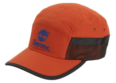 Pre-owned Supreme Timberland Camp Cap In Rust