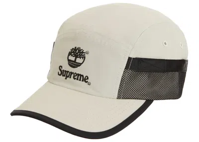 Pre-owned Supreme Timberland Camp Cap In Stone