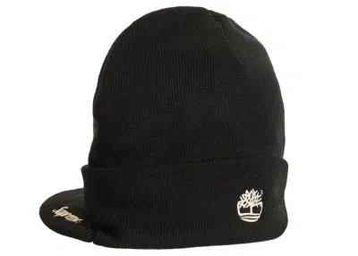 Pre-owned Supreme Timberland Radar Beanie In Black