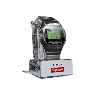 Pre-owned Supreme Timex Digital Watch 'silver' | Men's Size Onesize
