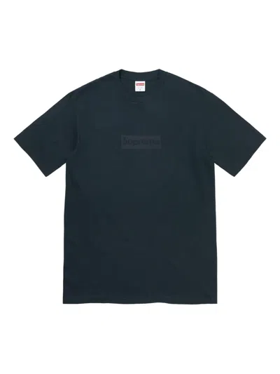 Supreme Tonal Box Logo T-shirt In Blue