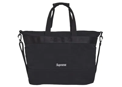 Pre-owned Supreme Tote Bag In Black