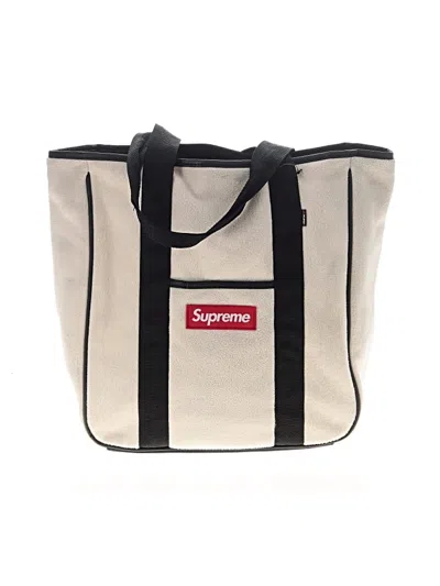 Pre-owned Supreme Tote Bag In Ivory