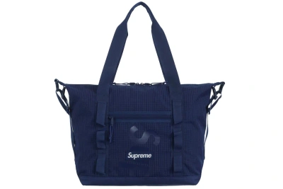 Pre-owned Supreme Tote Bag (ss24) Navy