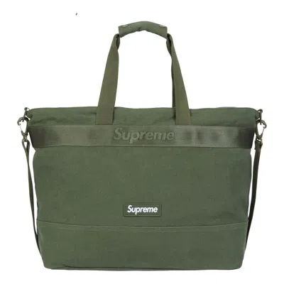Supreme Tote Bag Ss25 'olive'