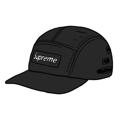Pre-owned Supreme Trail Camp Cap In Black