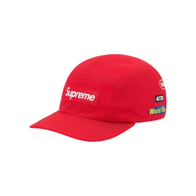 Pre-owned Supreme Trail Camp Cap 'red'